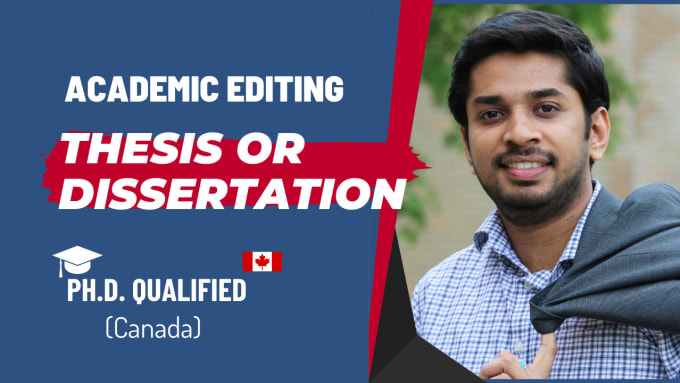 edit your dissertation or thesis