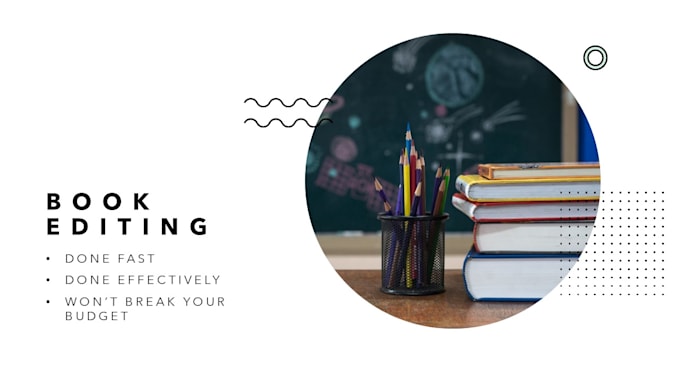 edit your books, regardless of length