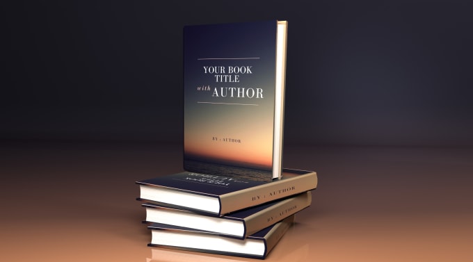 create realistic photorealism render mockup for your book