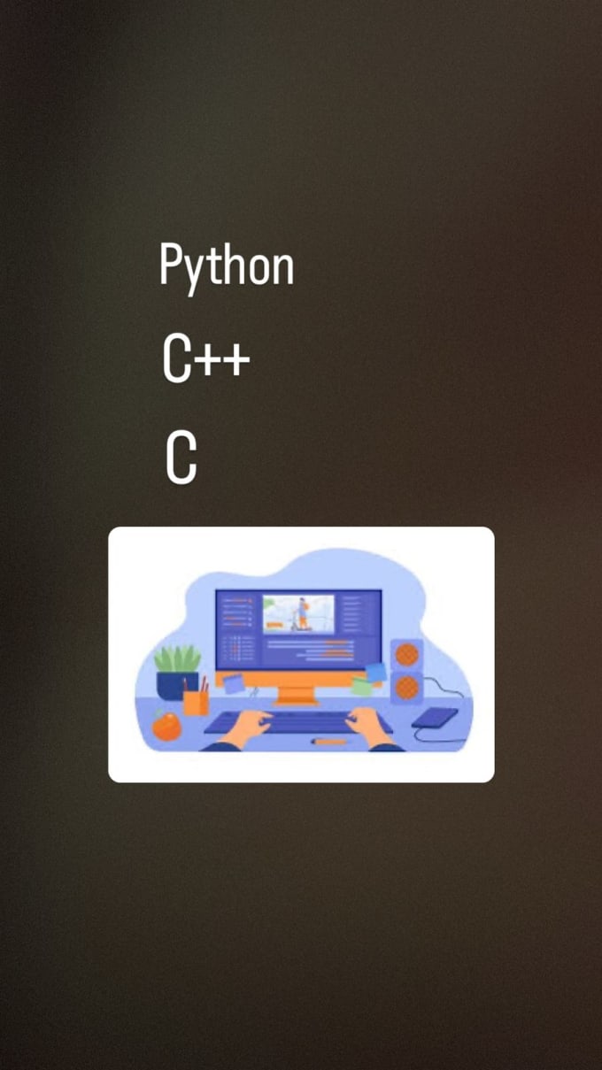 Do labs, assignments and projects in c, c plus plus, python by Lasal ...