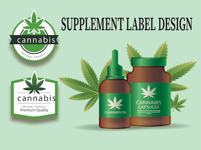 Do label design, cbd label, hemp label, packaging design by Hydir