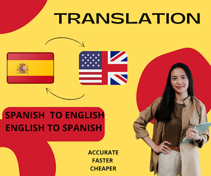 Translate from spanish to english or from english to spanish your texts