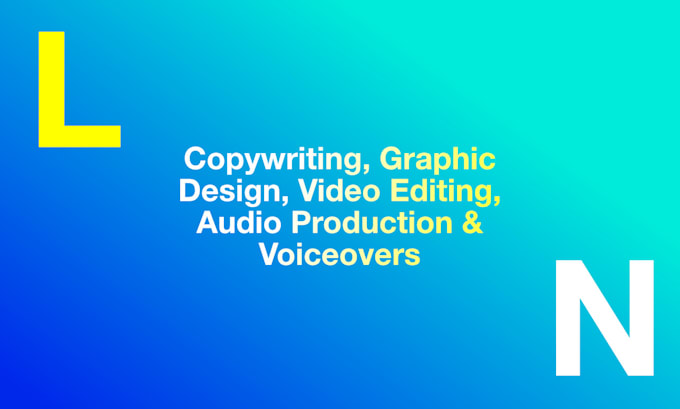 Write copy, design graphics and produce audio by Lancenicholasw | Fiverr