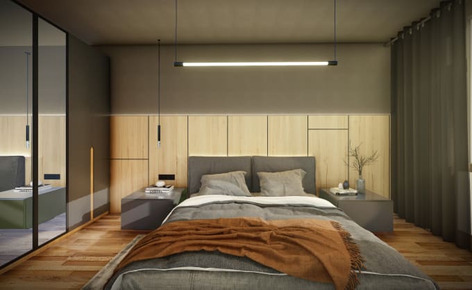 create architectural 3d modeling  of apartment