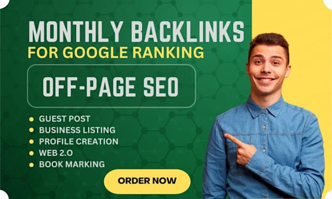 provide fast complete monthly off page SEO service