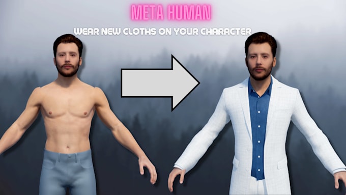 put on cloth to your metahuman character