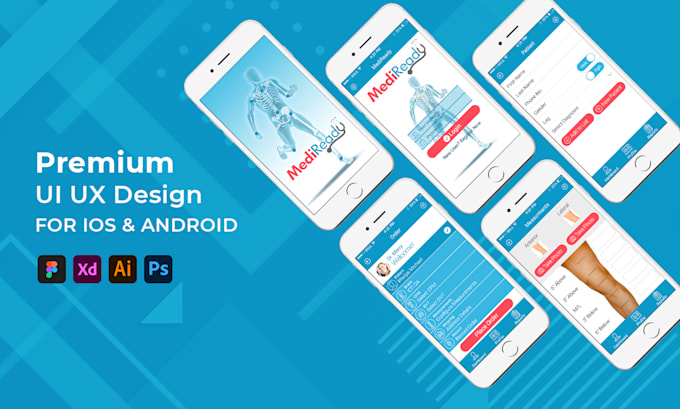 Do medical ui ux design, mobile app, ui, web design, by Dfineartsdesign ...