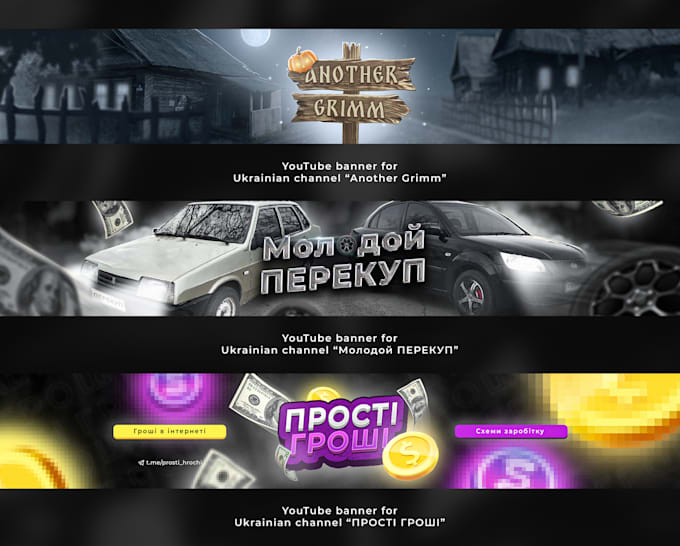 do awesome youtube banner and video thumbnails