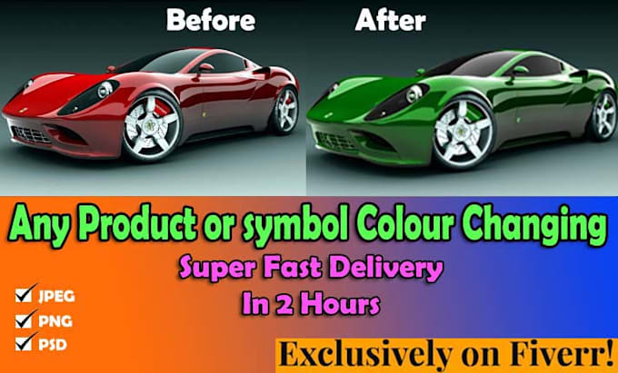 Do change the color of pictures or objects very nicely by Forhad ...
