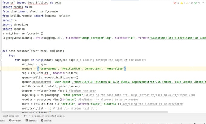 Do projects in python, webscrapping, dashboards on power bi by M_usman ...