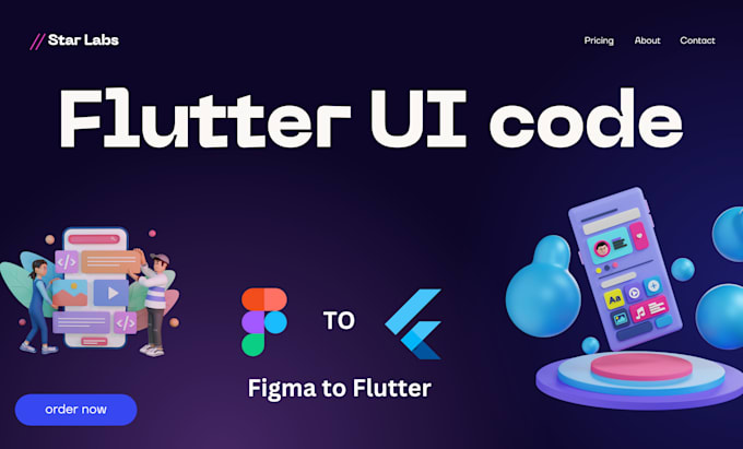 Develop any flutter ui for your flutter app by Usama_71 | Fiverr