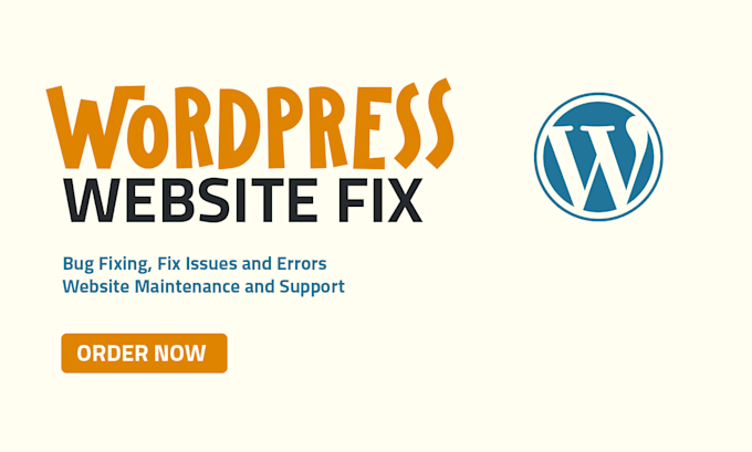 do wordpress website maintenance, support and help fix bugs