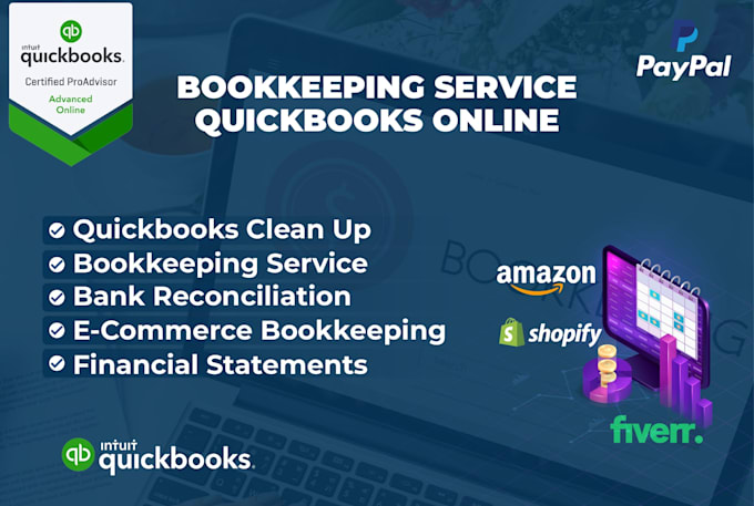 do clean up, reconciliation, USA tax and bookkeeping in quickbooks