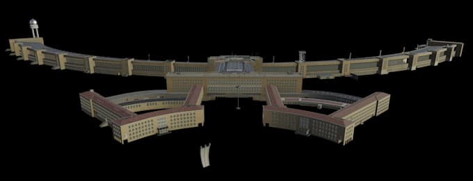 create 3d building low poly for games and simulation
