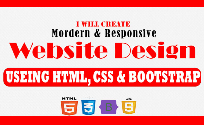 Design responsive website with html css and bootstarp by Shantasingh4 ...