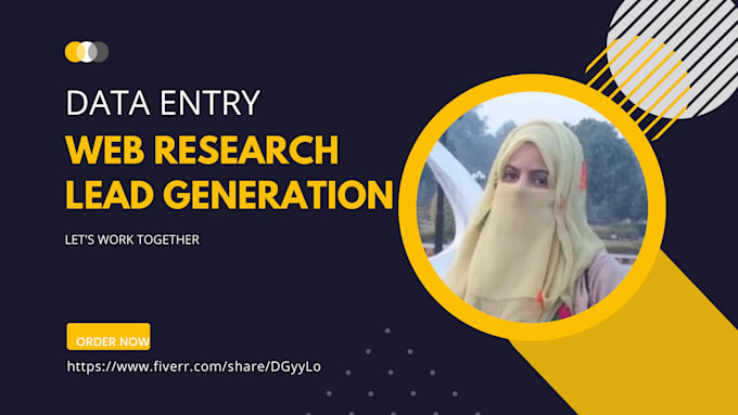 your lead generation, data entry, web research expert