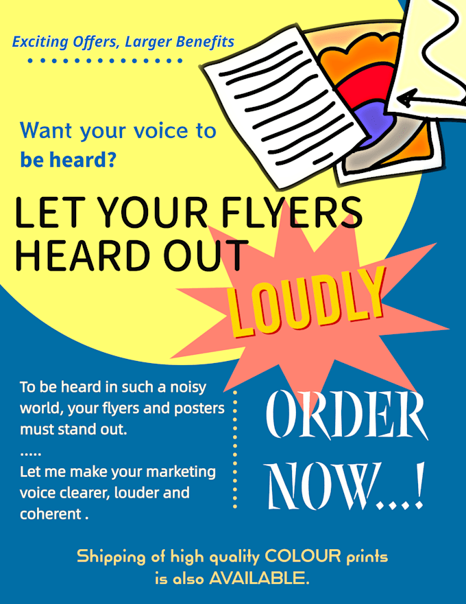 Create posters, flyers and invitation cards within 24 hours by Faisal_j