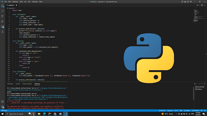 Do your python projects and assignments by Mahad24 | Fiverr