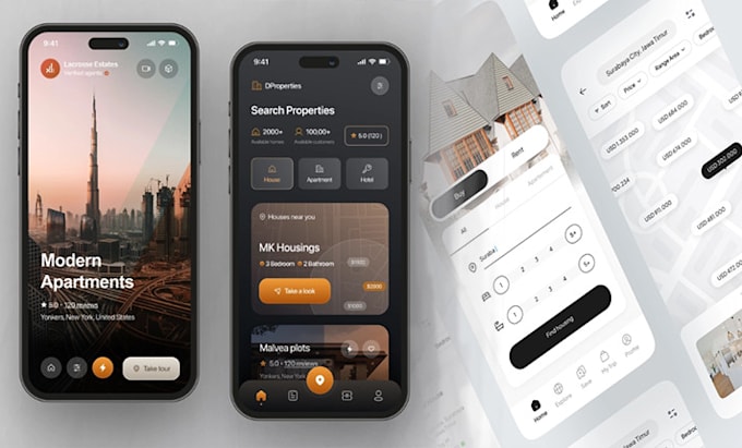 develop real estate app like zillow, property management app