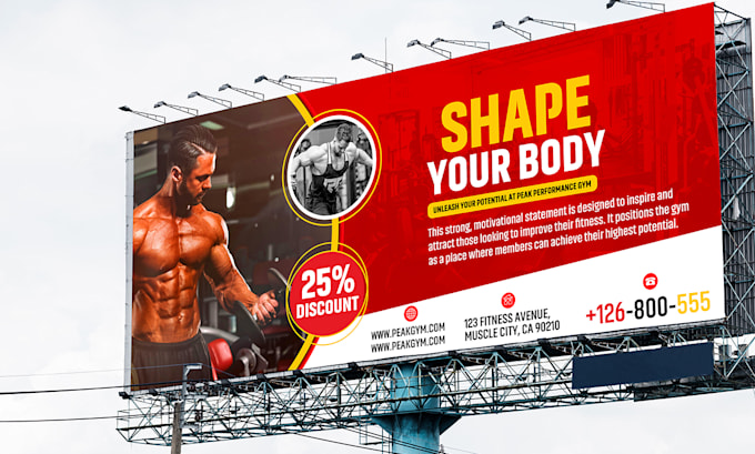 design stunning digital billboards, hoardings, banners and more