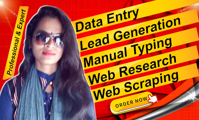 do web scraping, data collection, data scraping, web research, lead generation