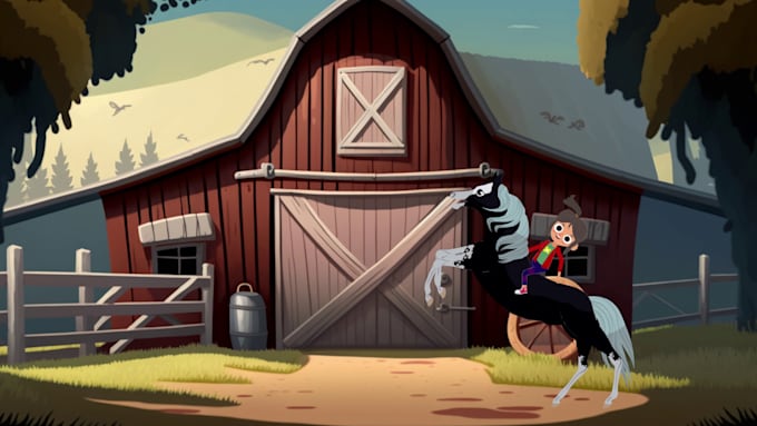 create a 2d cartoon animation or 3d cartoon animation video