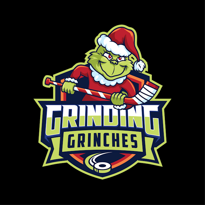 make wonderful hockey team logo design for you