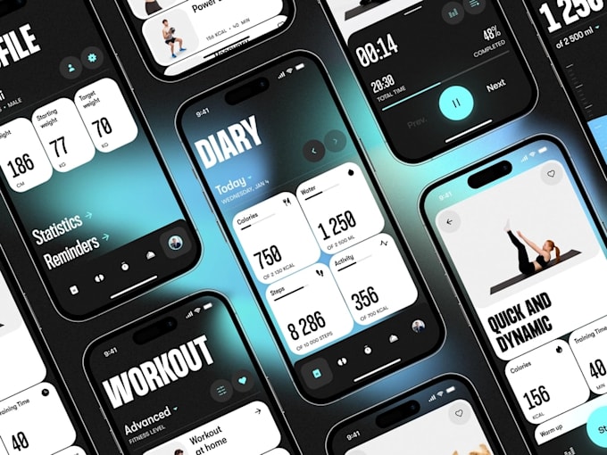 Design a modern ui ux for web and mobile apps by Gabrielst03 | Fiverr