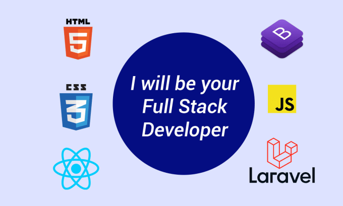 Be your full stack developer in laravel html css react by Abdullah1552 ...