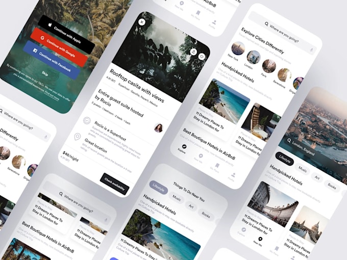 design and create your flutter mobile app