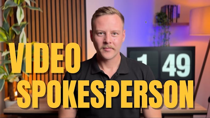 be your amazing spokesperson video actor