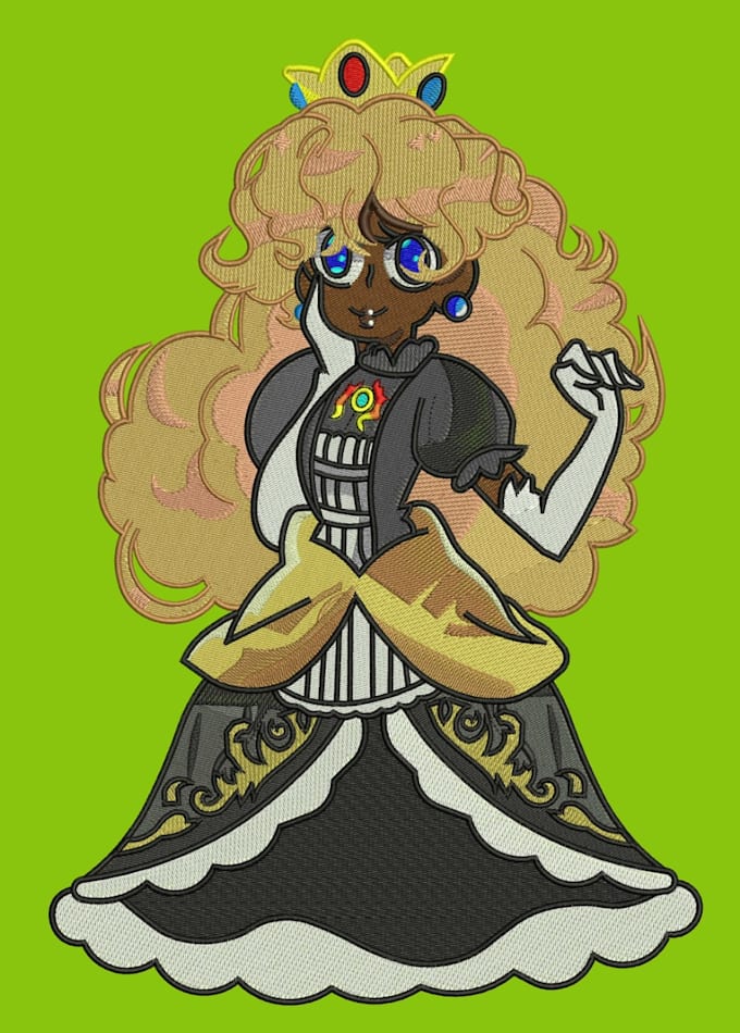 Sleek embroidery logo digitizing with minimalist touch by