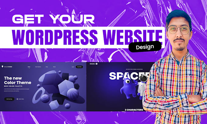 create wordpress website design