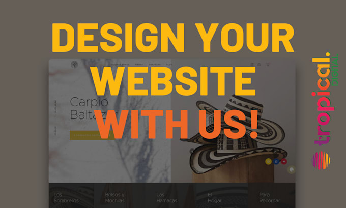 Tropical Website Example Do a tropical website for your business by Tropicldigital | Fiverr