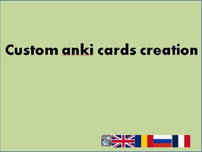Make anki cards for you to aquire vocabulary by Vertfil Fiverr