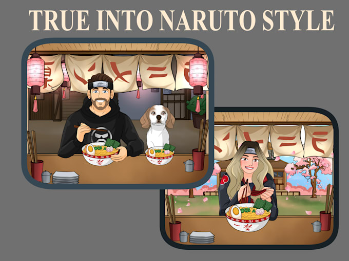 do ninja style for you in 5 hours with free background
