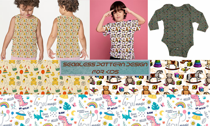 fix all repetitive pattern design concerns, including kids pattern design