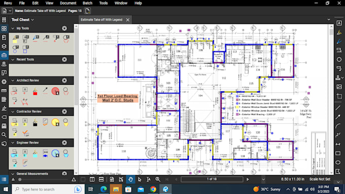 do cost estimation, quantity takeoff, and material take off