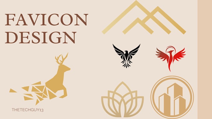 Design a amazing favicon for you by Thetechguy13 | Fiverr