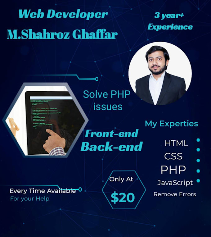 Do website development with basic html css php by Shahrozghaff808 | Fiverr