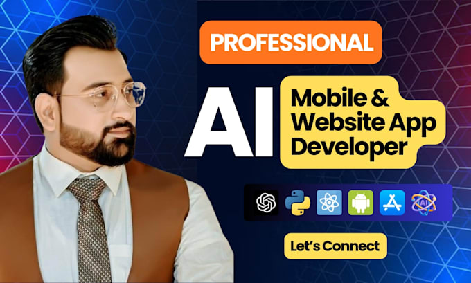 build ai chatbot, ai website mobile apps do mobile app development ai automation