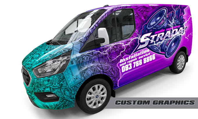 design a professional car wrap, van wrap, or vehicle wrap