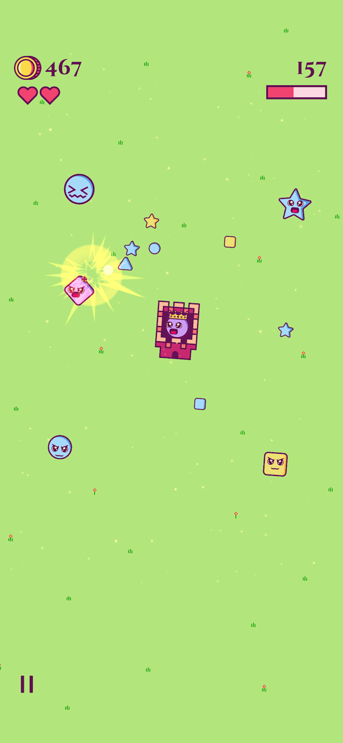 develop a 2d game for mobile devices, android, ios, etc