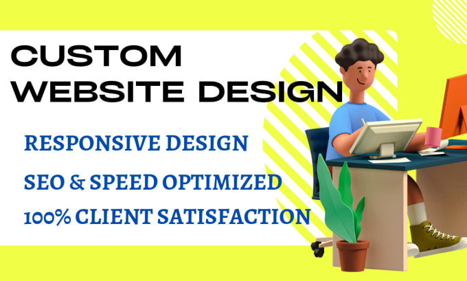 Design a custom website using html, css and javascript by Geniuscodex ...