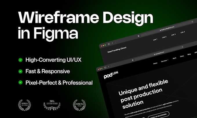 create wireframe for your website or app in figma