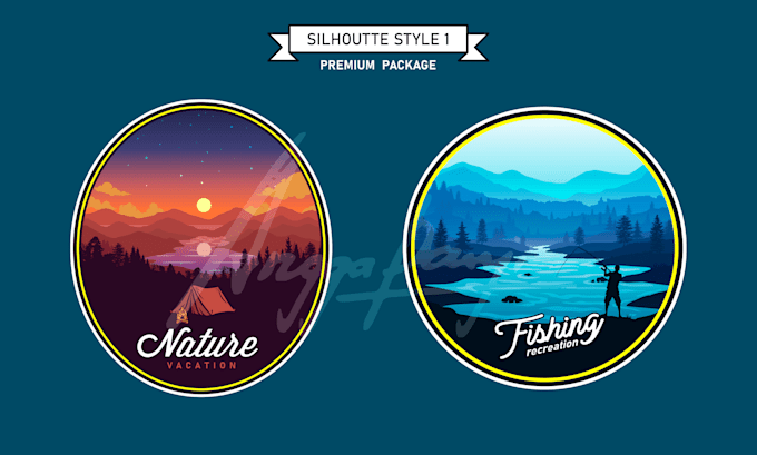 create outdoor or adventure logo