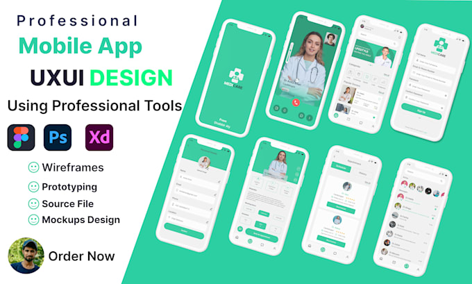 minimalistic and efficient mobile app design in figma