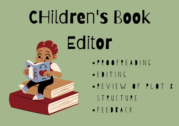 Edit and review your childrens book in english or german by ...