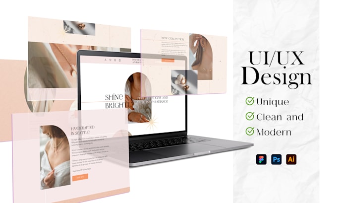 Design a sleek ux ui design for web by Webdesigneruiux | Fiverr