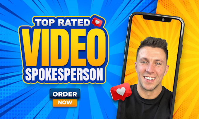 be your british spokesperson or presenter